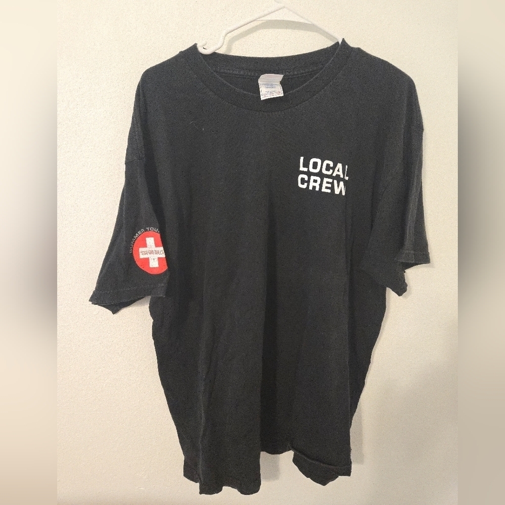 Goo Goo Dolls Band T Shirt Local Crew Mens XL Tour 2007 Black Cotton Music
